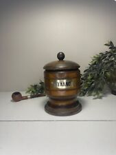 Pot à Tabac en Bois -