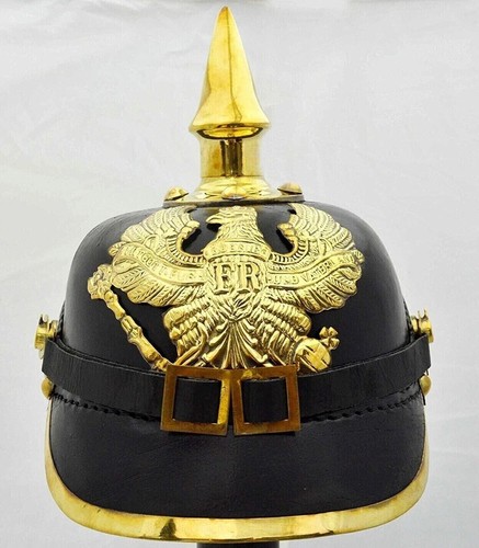 Casquette cuir prussien - en,