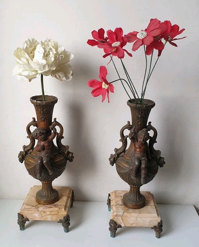 Vases sculpture anges statue - 2,