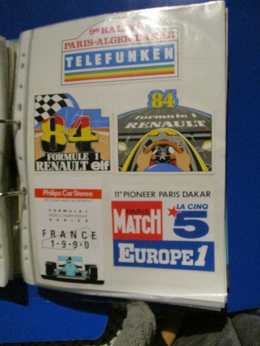 Lot autocollants sport auto - sport,