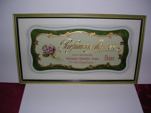Rare etiquette publicitaire