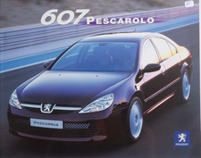 Brochure Presse PEUGEOT 607 PESCAROLO