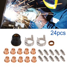 24 Pcs Ipt40 Plasma Coupes De Coupe Coupe Cap Shield Électrode Pour  CUT-55DS .