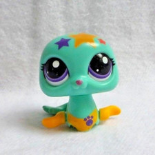 LITTLEST PET SHOP LPS #A0211 / #2714 HASBRO PHOQUE BLEU LUNETTE TROTTEUR MARCHE