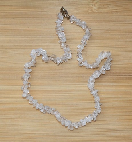 Collier quartz transparent - collier,