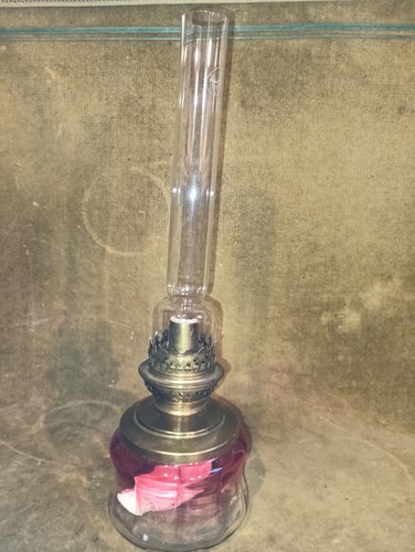 Lampe pétrole verre - lampe,