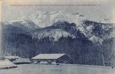 CPA 20 CORSE LA MONTAGNE EN CORSE UN DES PLUS HAUT SOMMET (cliché pas courant