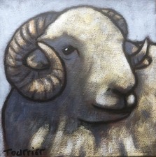 Tableau Portrait Mouton
