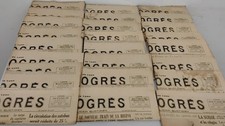 " Le Progrès " Lot D ’Anciens Journaux Septembre 1942