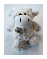 Peluche/Doudou Vache Blanc