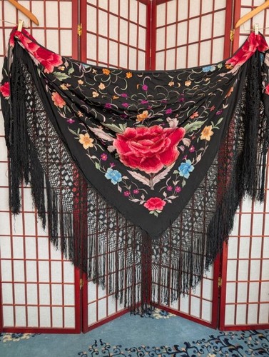 Triangular silk flamenco - triangular,,