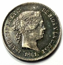 Pièce 1 Réal 1861 Barcelona