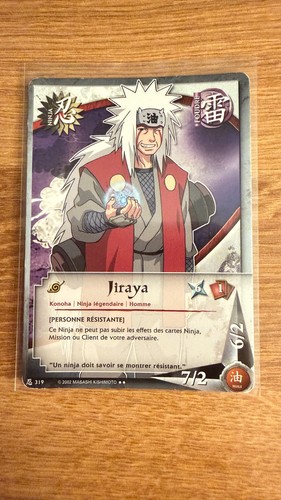 Carte naruto ccg jiraya - naruto,