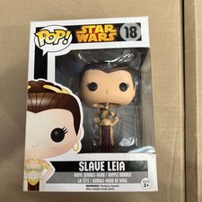 Funko 6037 Star Wars 6037 "Pop Bobble Slave Leia Figure