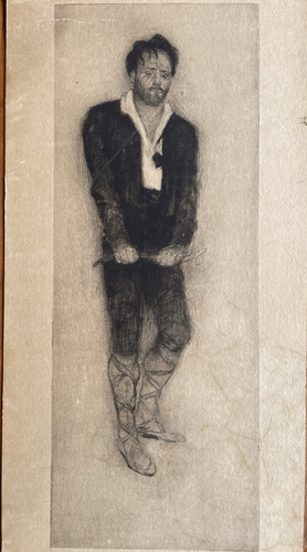 Dessin fusain tableau - fusain,