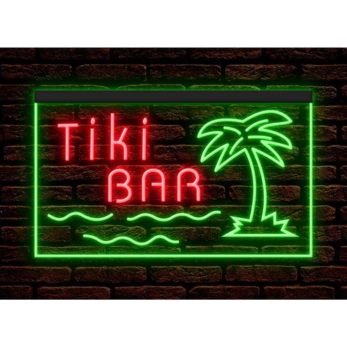Tiki bar palm tree liquor - bar,