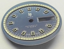 MONTRE LIP GENEVE AUTOMATIC CADRAN BLEU POUR CAL. A.S SCHILD 1916