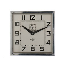 Ancien Reveil JAPY Chromé Art Déco vers 1930