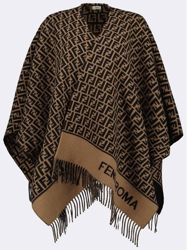 Fendi poncho laine - poncho, et