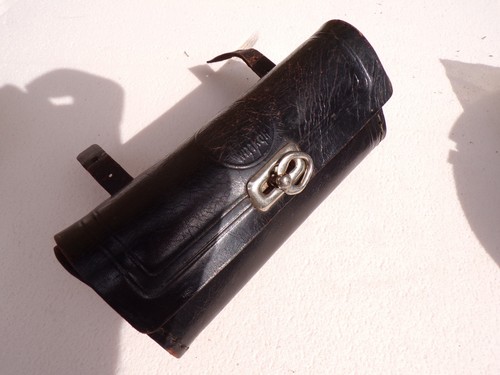 Sacoche velo ancien cuir - sacoche,