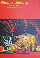 PICASSO  -  1970  - Linogravure Originale - 'Linocuts 1958/1963