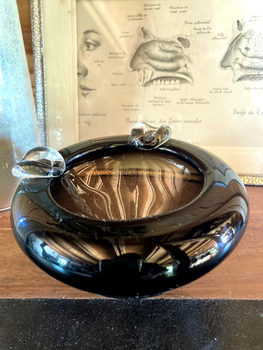 Cendrier verre soufflé - cendrier, en