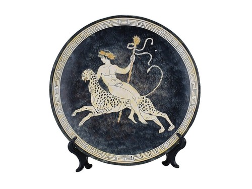 Tableau panthère équestre