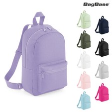 BagBase Mini Essentiel Mode Sac À Dos BG153 - Unisexe École Collège Sac À Dos
