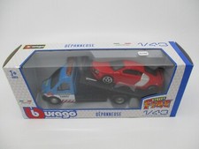 AU169 BURAGO TRANSPORT SERIES 1/43 CAMION DEPANNEUSE + AUDI R8 REF 12103