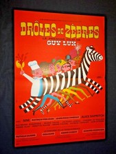 DROLES DE ZEBRES ! affiche