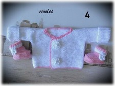 brassière chaussons bébé