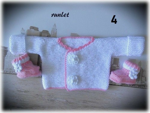 Brassière chaussons bébé - chaussons,