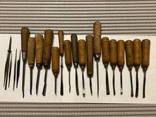 Lot 17 Ciseaux à Bois , Gouges , Outils de Tournage Bois