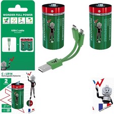 Piles rechargeables via - piles,
