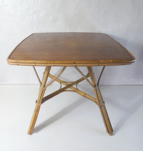 Table basse rotin - table,