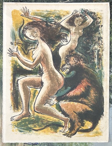 Vintage original scène erotic - original,