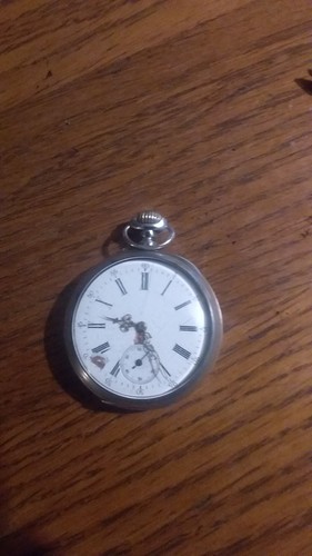 Montre gousset argent - en,