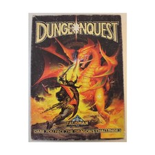 GW Jeu De Société Fantasy DungeonQuest Boîte Équitable/VG+