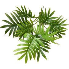 Areca Palmier Plante Artificielle 30CM Vert PVC pour Mariage Maison Extérieur D