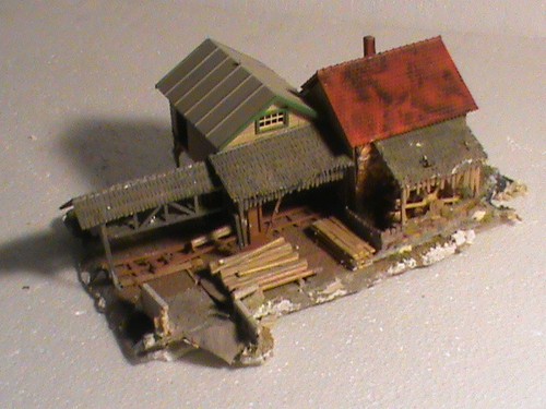 Maquette scierie jouef - maquette, jouef/