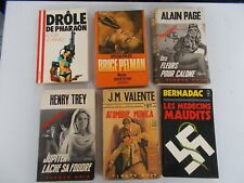 Lot de 6 romans policiers , espionnage