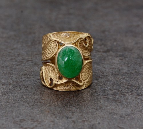 18k plaqué vert jade - 18k,