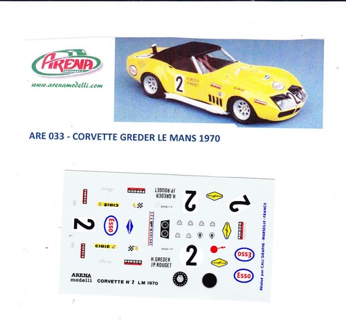 Decal corvette 2 - #2, n