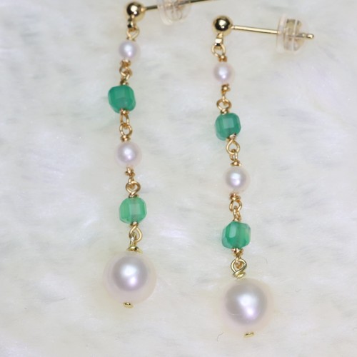 Boucles oreilles perles - d'oreilles, en