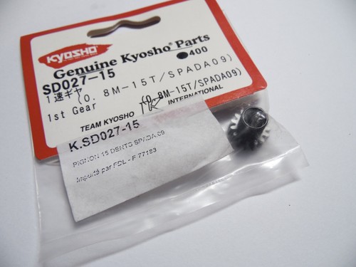 Kyosho sd027 1st - 1st, gear