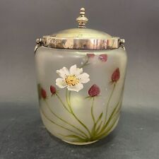 Pot à biscuits en verre peint