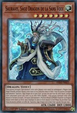Yu Gi Oh ! Sauravis, Sage Dragon de la Sans Voix PHNI-FR021 Super Rare Français