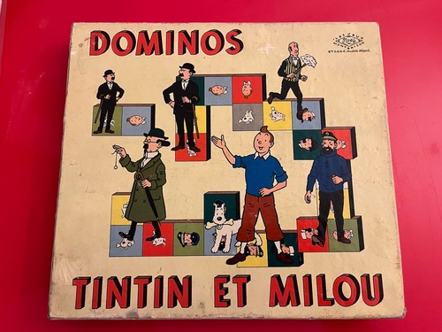 1970 herge tintin dominos - tintin,