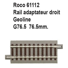 Rail adaptateur droit geoline