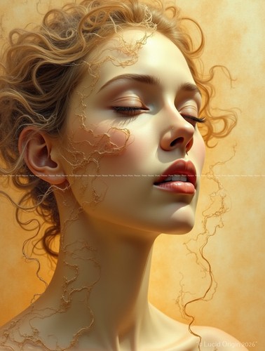 Photo visage femme style - photo, a4